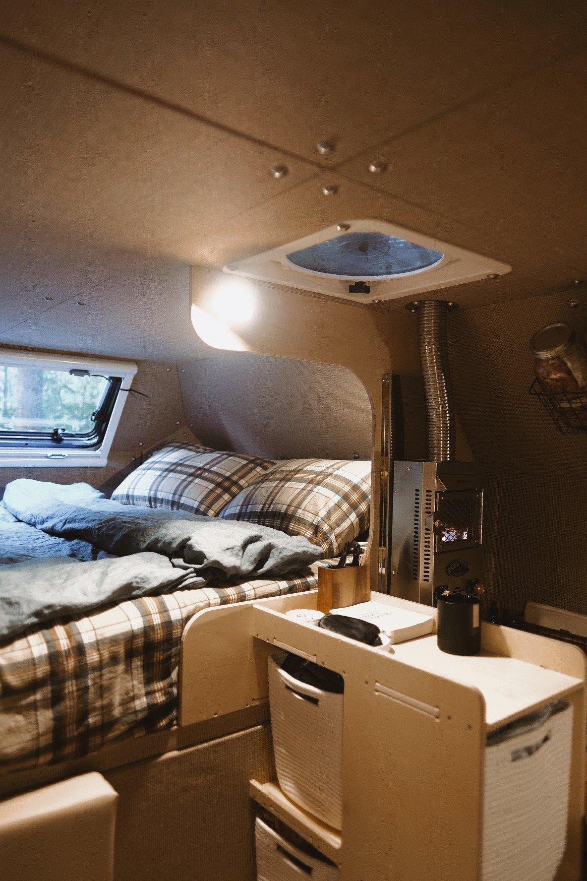 Cabover sleeping nook